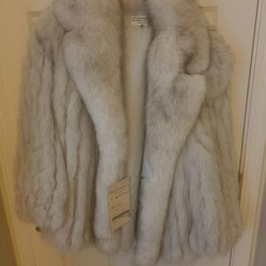 Luxurious White Fur Ski Jacket, $700 Obo